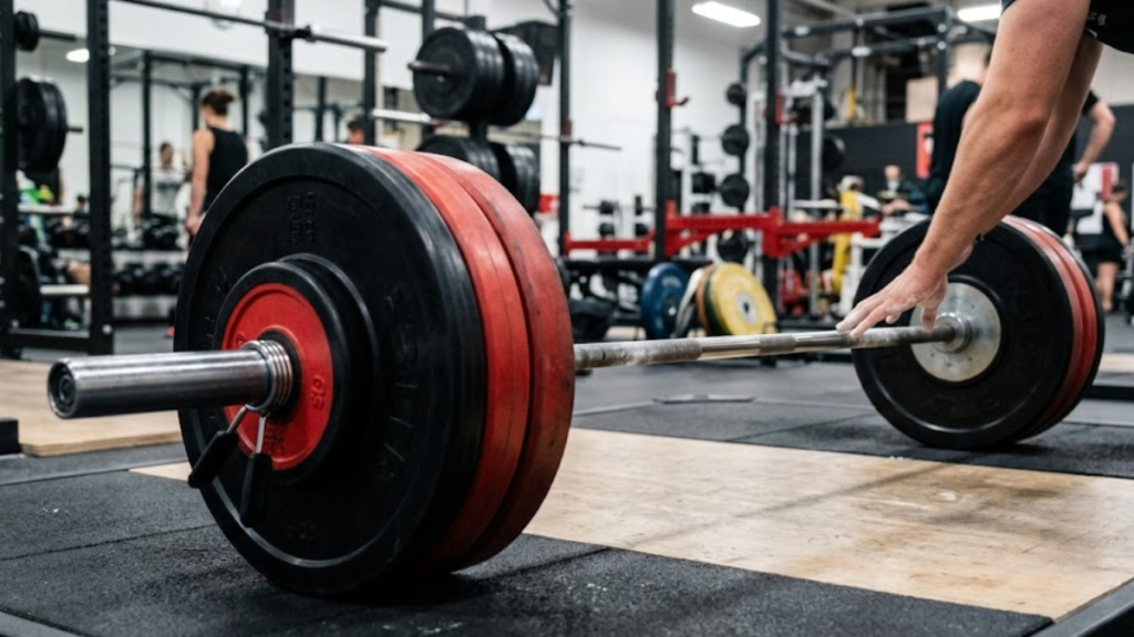 khema rushisvili weightlifting bar